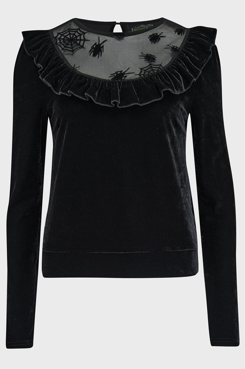 Women Long Sleeves | Killstar Here Lies Beetlejuice Long Sleeve Top
