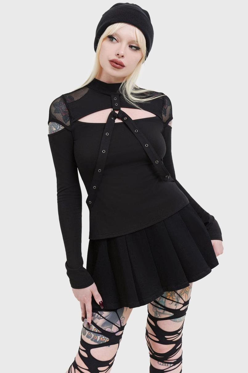 Women Long Sleeves | Killstar Miss Masher Top