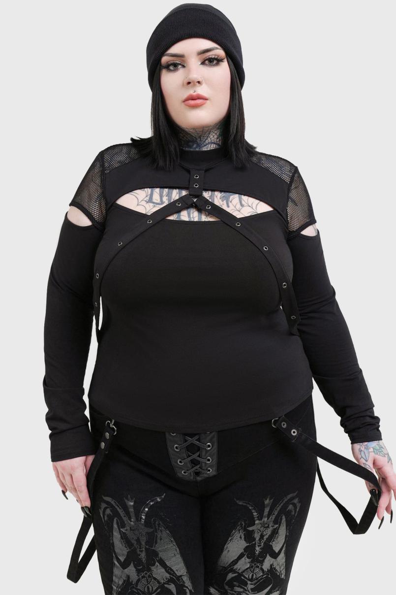 Women Long Sleeves | Killstar Miss Masher Top
