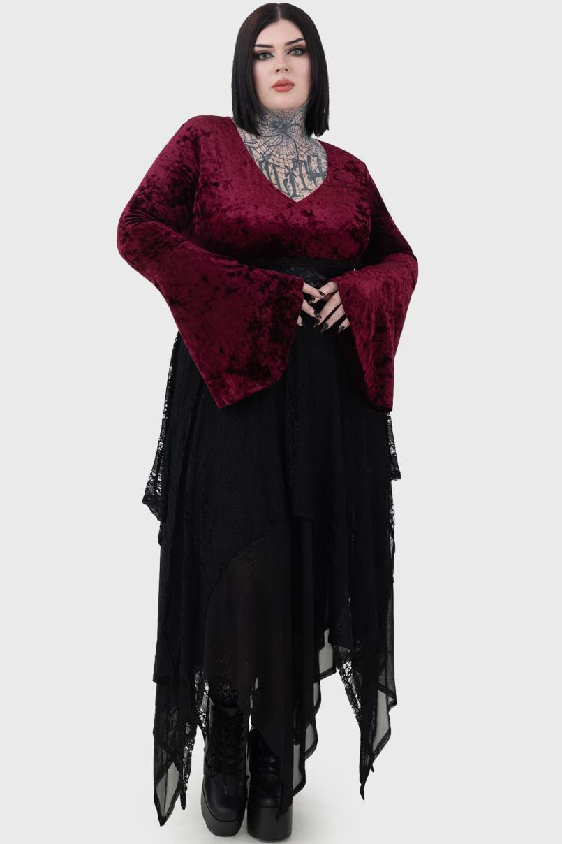 Women Long Sleeves | Killstar Rosethorn Top