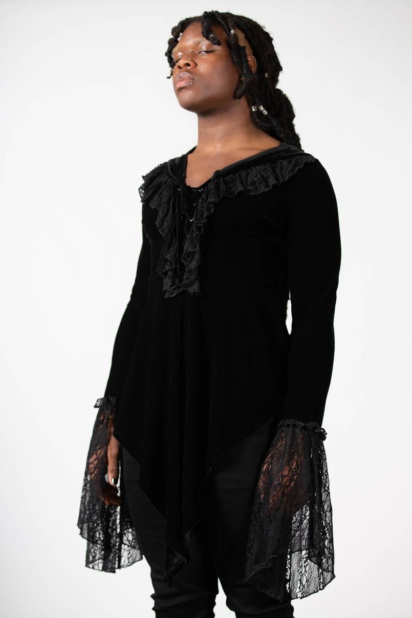 Women Long Sleeves | Killstar Weira Hooded Top