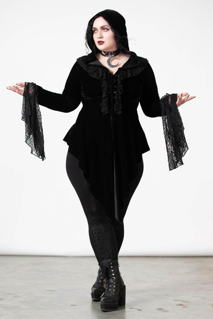 Women Long Sleeves | Killstar Weira Hooded Top