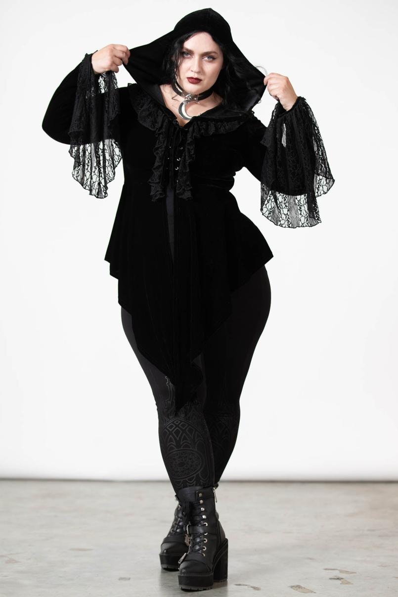 Women Long Sleeves | Killstar Weira Hooded Top