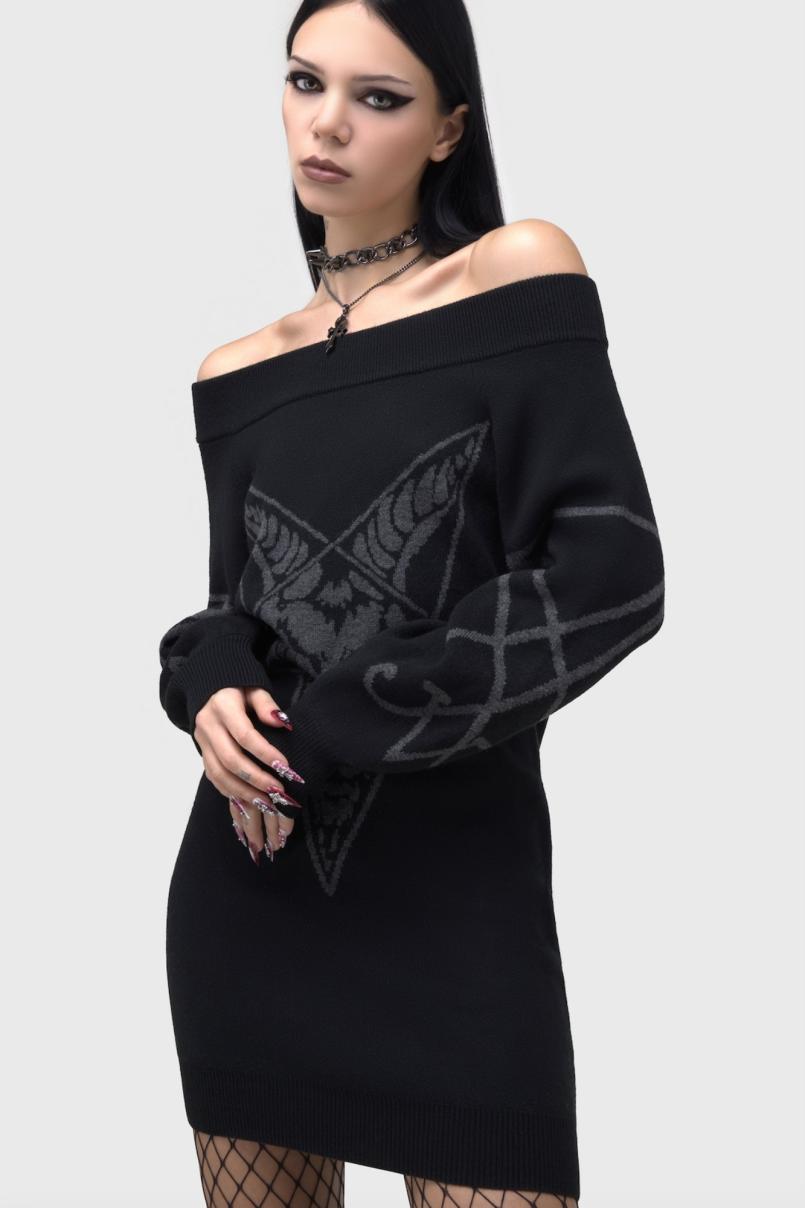 Women Maxi | Killstar Demontorn Sweater Dress