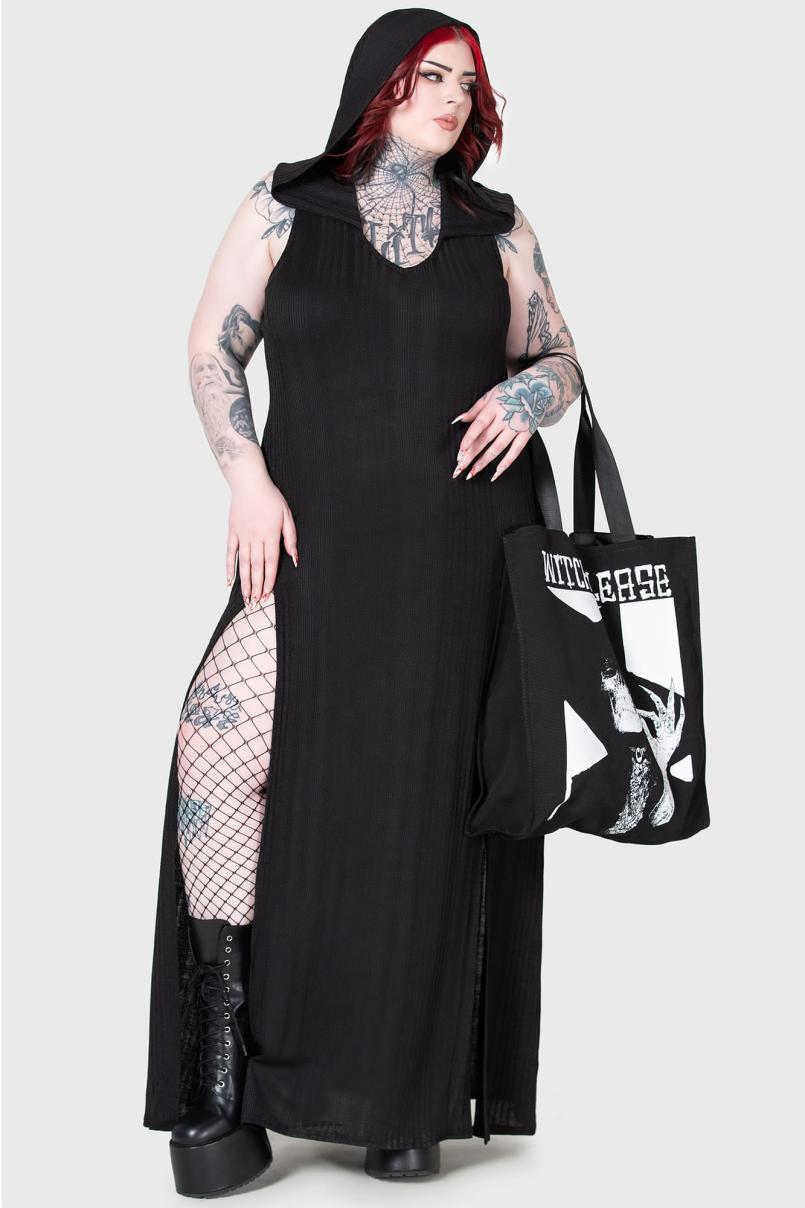 Women Maxi | Killstar Hexin Hooded Dress