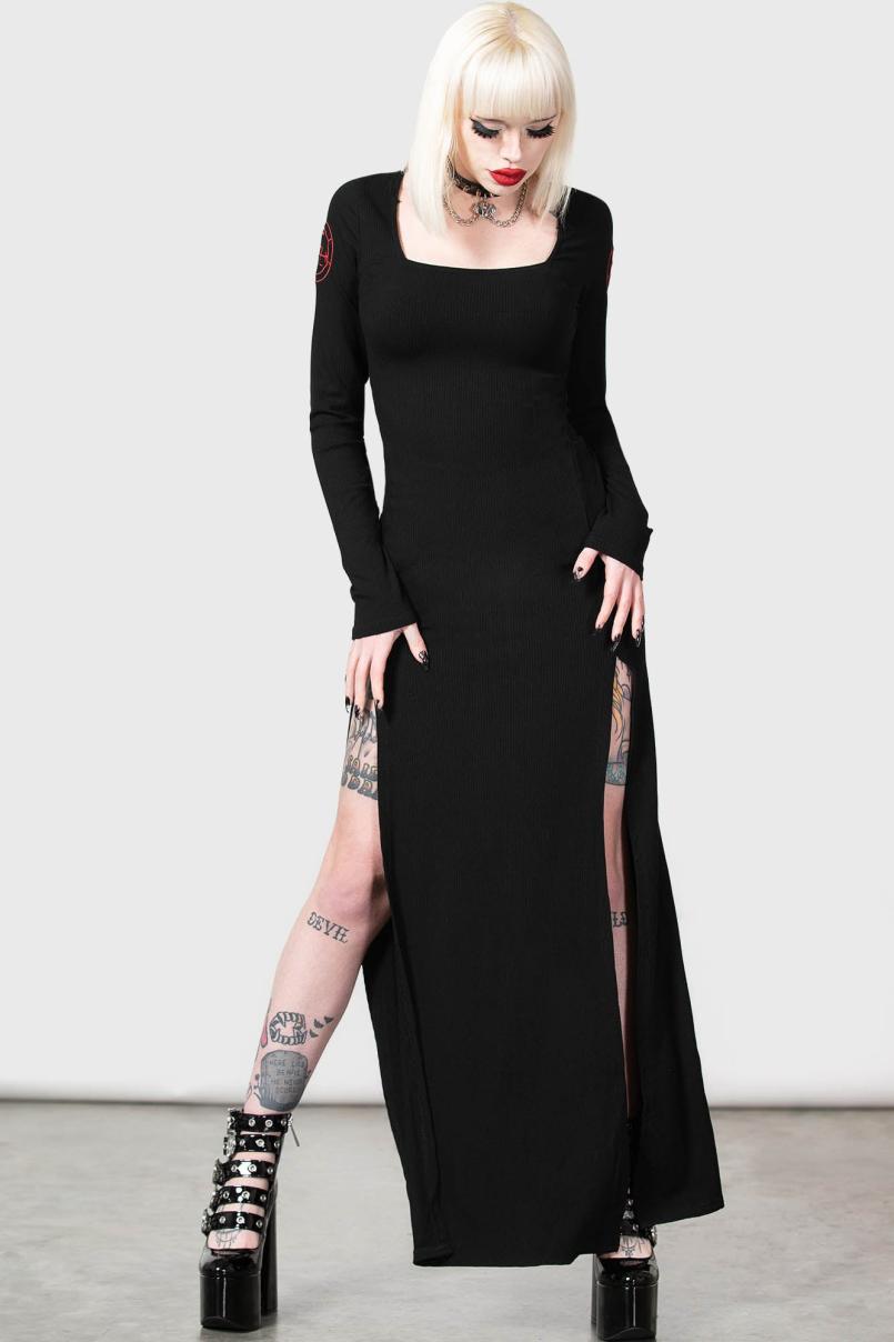 Women Maxi | Killstar Lilith's Rage Long Sleeve Dress