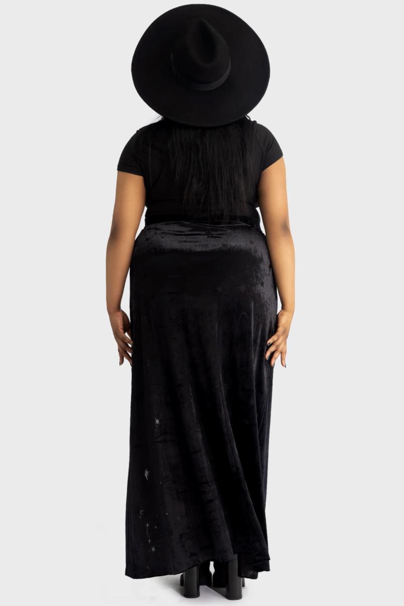 Women Maxi Skirts | Killstar Coma Star Maxi Skirt