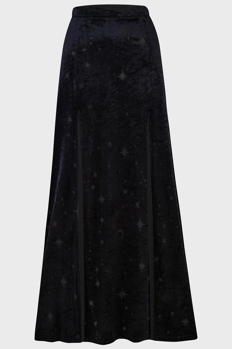Women Maxi Skirts | Killstar Coma Star Maxi Skirt