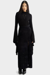 Women Maxi Skirts | Killstar Coma Star Maxi Skirt