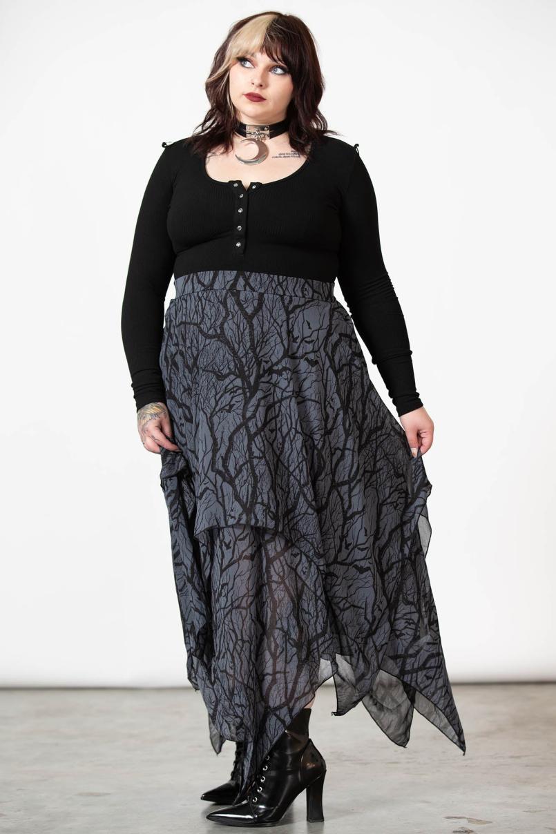 Women Maxi Skirts | Killstar Dasia Maxi Skirt