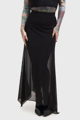 Women Maxi Skirts | Killstar Death Star Maxi Skirt