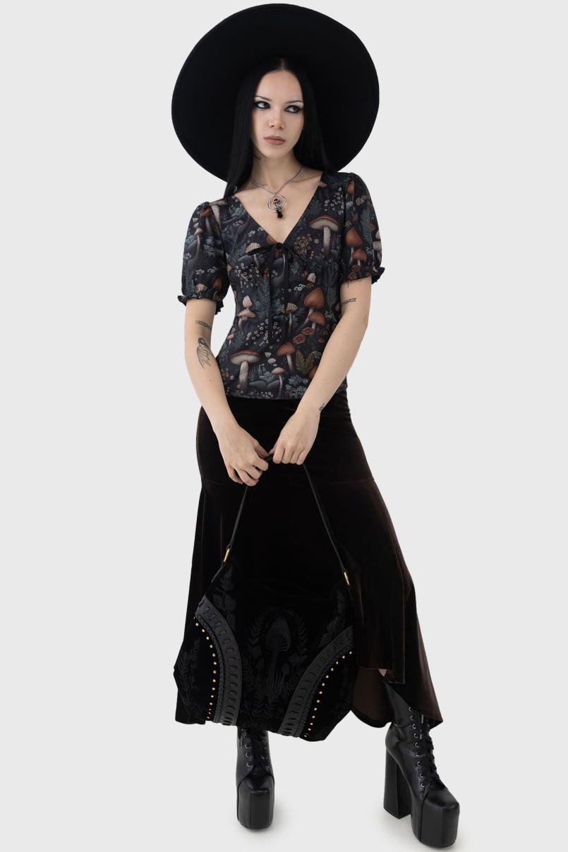 Women Maxi Skirts | Killstar Gatalea Skirt