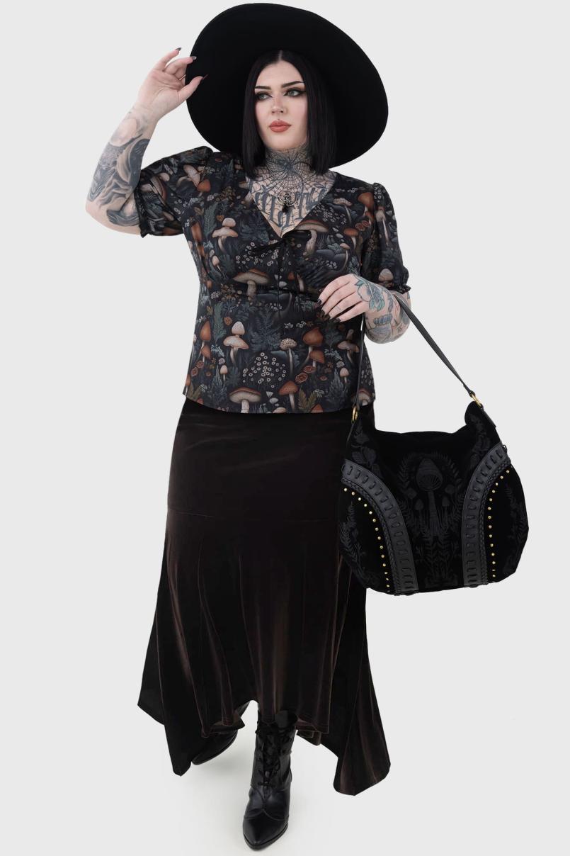 Women Maxi Skirts | Killstar Gatalea Skirt