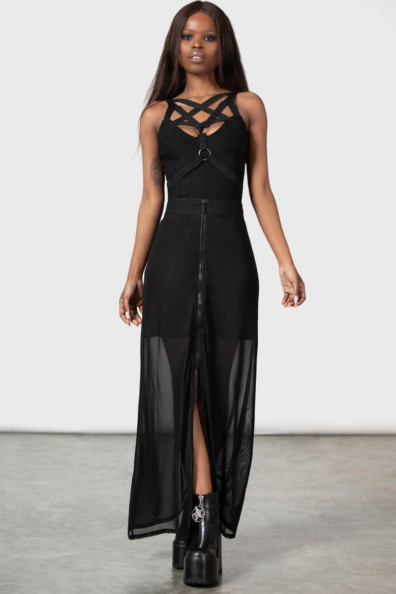 Women Maxi Skirts | Killstar Gibbous Moon Maxi Skirt