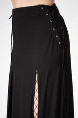 Women Maxi Skirts | Killstar Hellverina Split Maxi Skirt