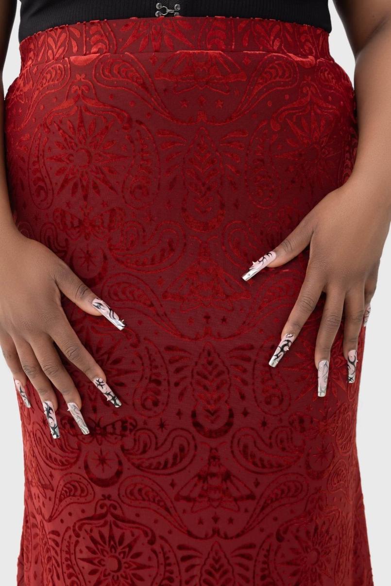 Women Maxi Skirts | Killstar Lepidoptera Maxi Skirt