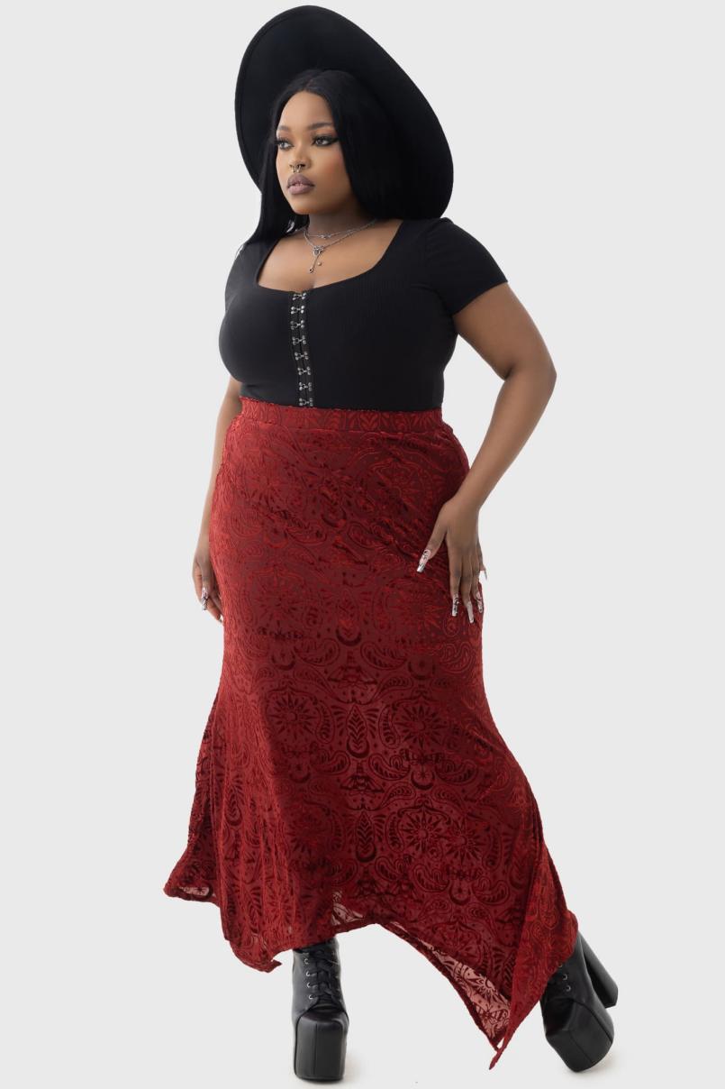 Women Maxi Skirts | Killstar Lepidoptera Maxi Skirt