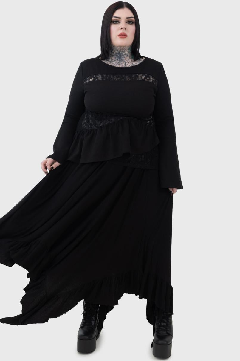 Women Maxi Skirts | Killstar Quiet Despair Skirt