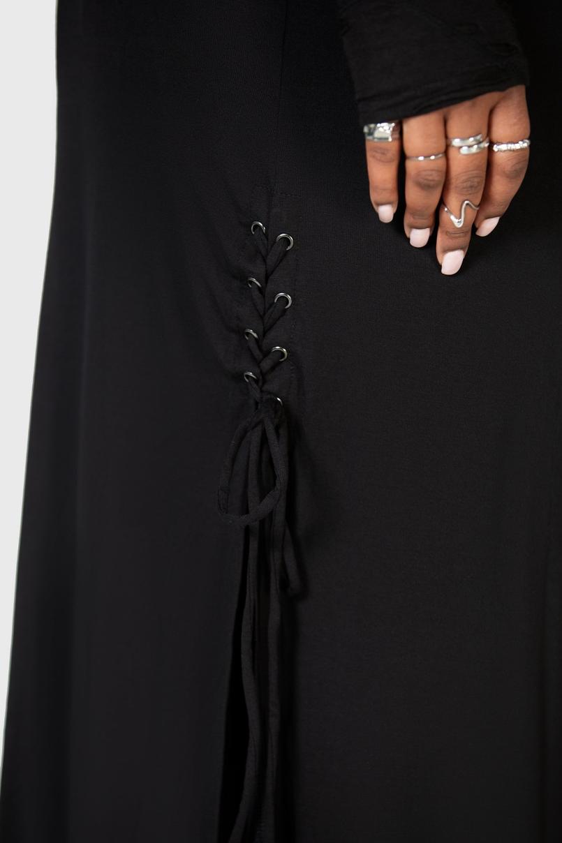 Women Maxi Skirts | Killstar Secretly Weep Maxi Skirt