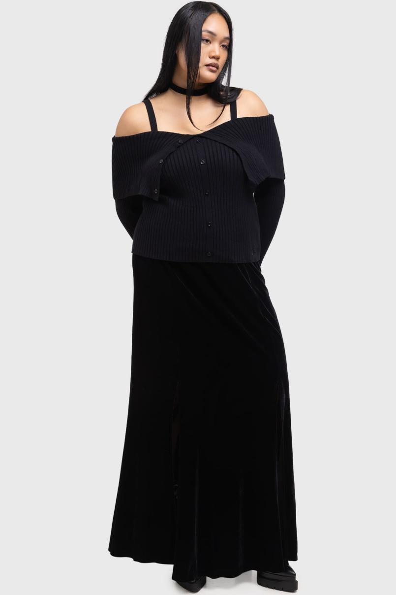 Women Maxi Skirts | Killstar Void Viper Skirt