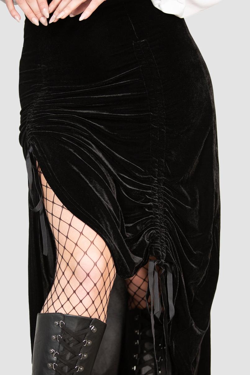 Women Midi Skirts | Killstar Daldina Midi Skirt