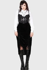 Women Midi Skirts | Killstar Daldina Midi Skirt