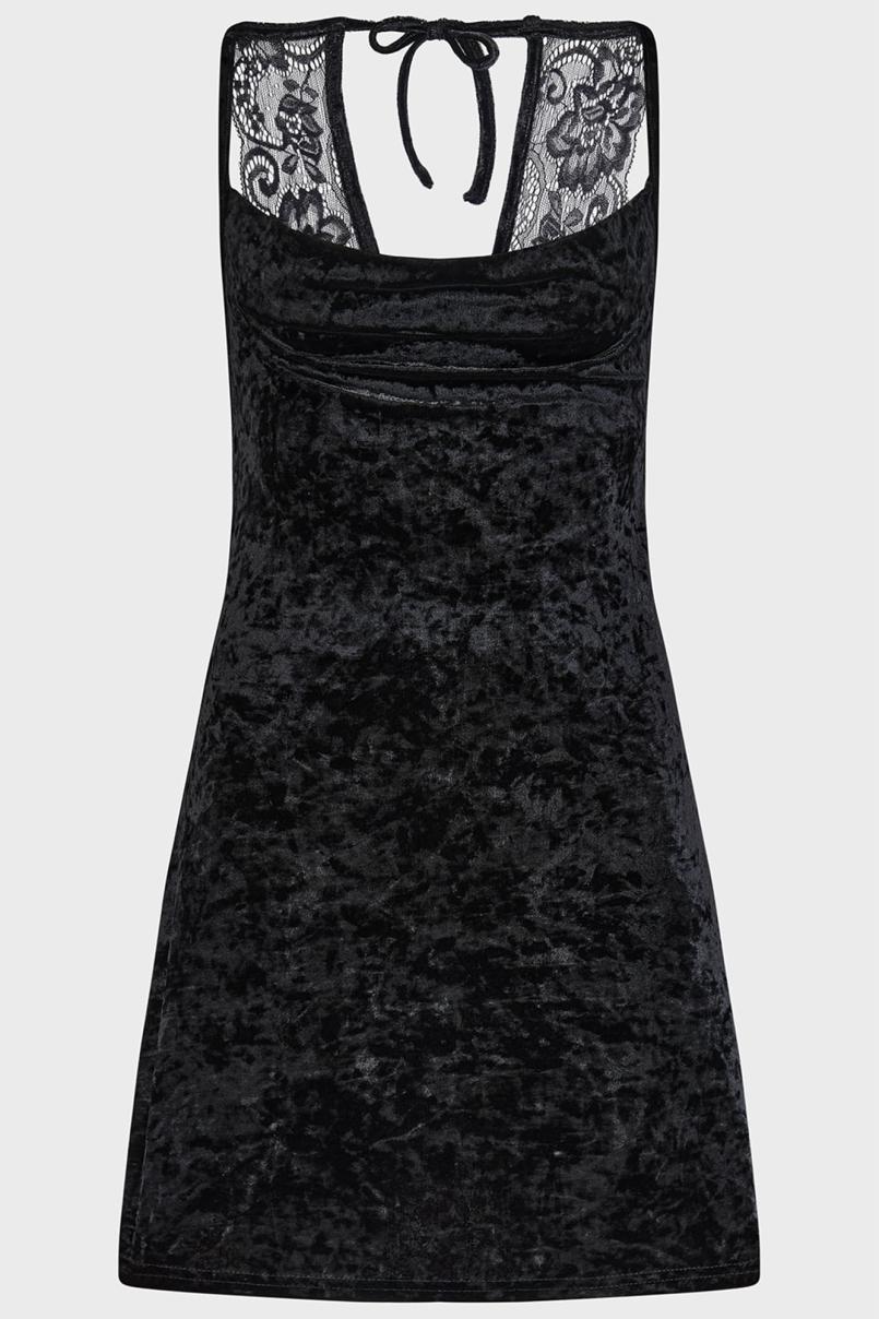 Women Mini | Killstar Burnt Obsidian Lounge Dress