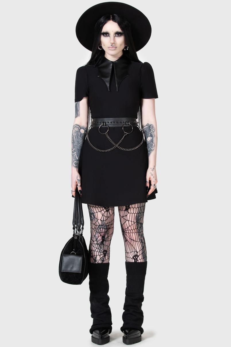 Women Mini | Killstar Chapel Collar Dress