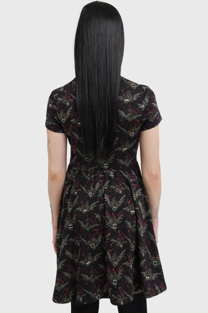 Women Mini | Killstar Gremlins After Midnight Skater Dress