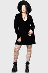 Women Mini | Killstar Hecate Velvet Plunge Dress