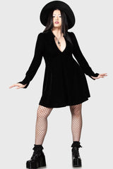 Women Mini | Killstar Hecate Velvet Plunge Dress
