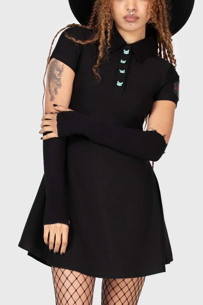 Women Mini | Killstar Lil Vampurr Collar Dress