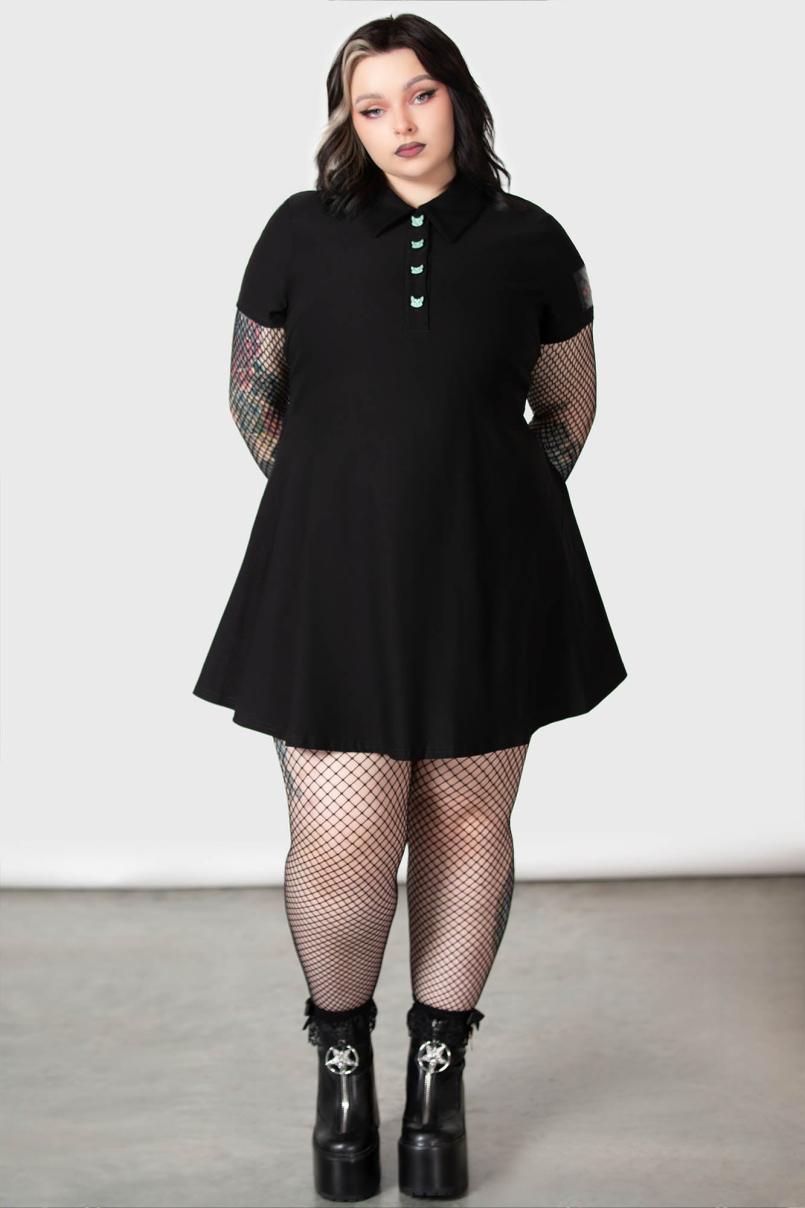 Women Mini | Killstar Lil Vampurr Collar Dress