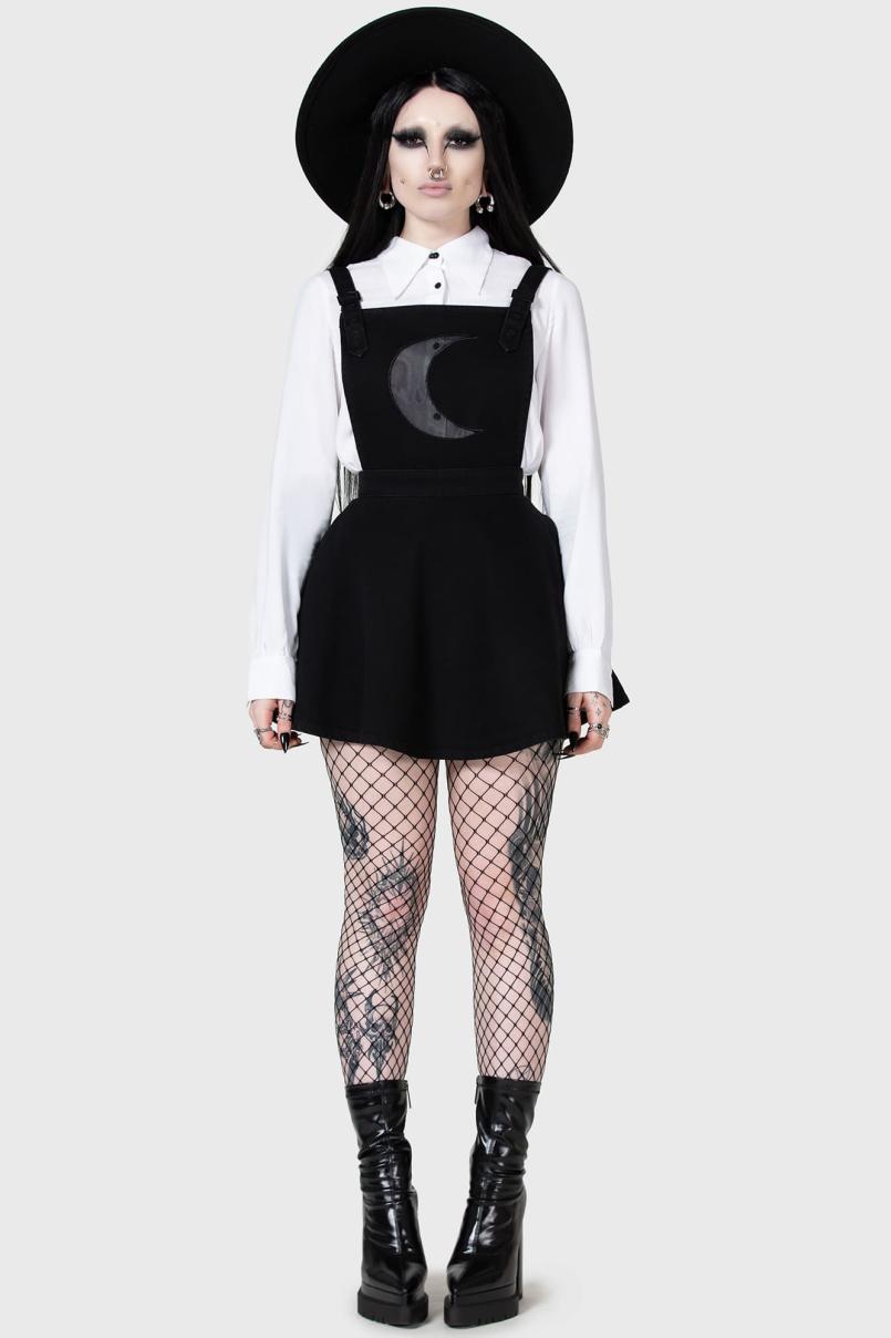 Women Mini | Killstar Luna Orb Pinafore Dress