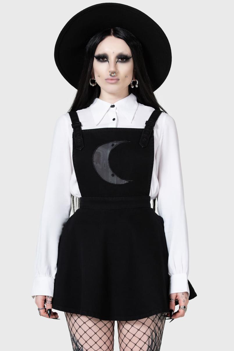 Women Mini | Killstar Luna Orb Pinafore Dress