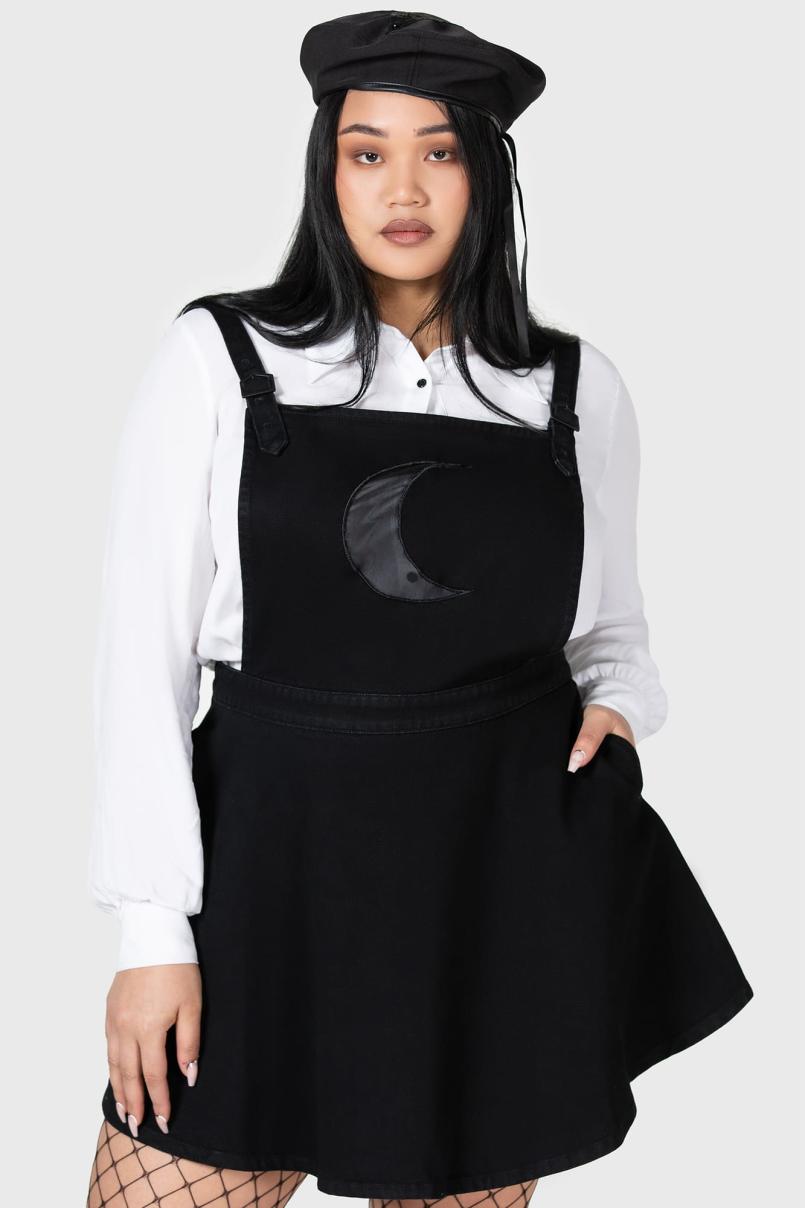Women Mini | Killstar Luna Orb Pinafore Dress