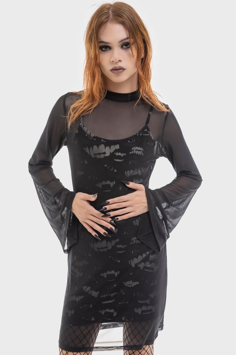 Women Mini | Killstar Sheer Vamp Dress
