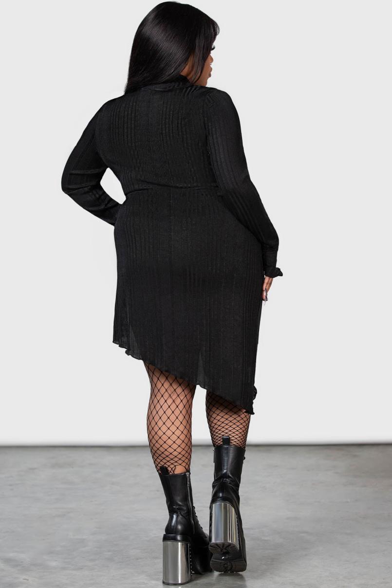 Women Mini | Killstar Stone Heart Asymmetric Dress