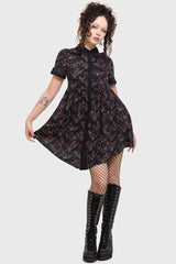 Women Mini | Killstar The Gremlins Are Coming Shirt Dress