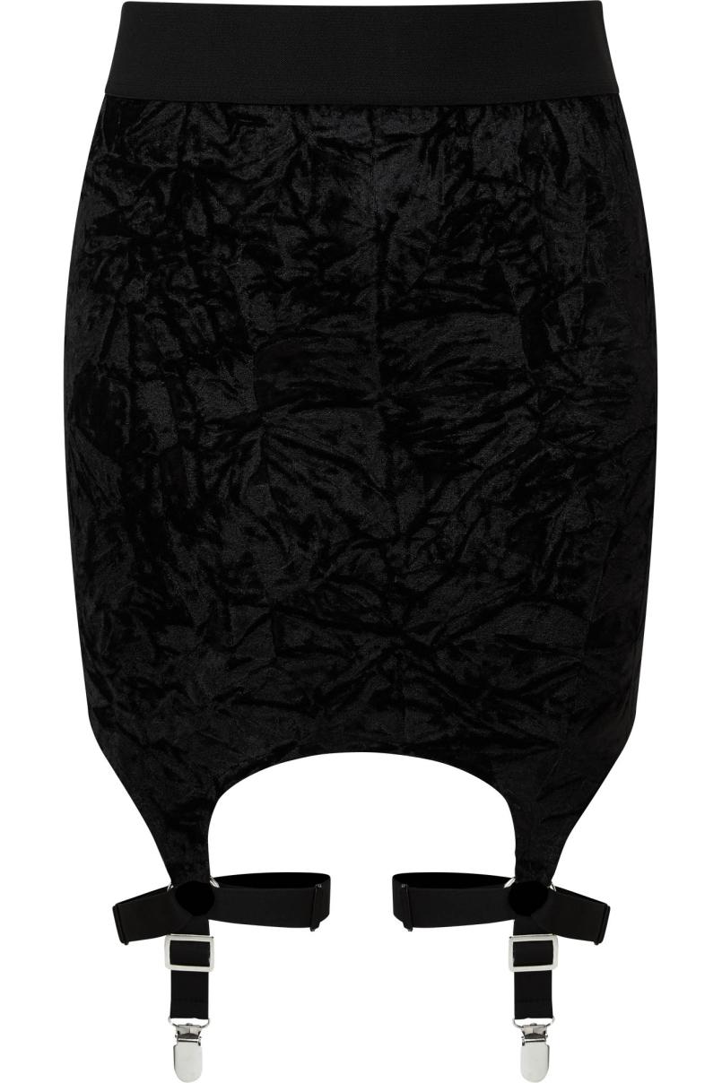 Women Mini Skirts | Killstar Cassandra Velvet Mini Skirt [B]