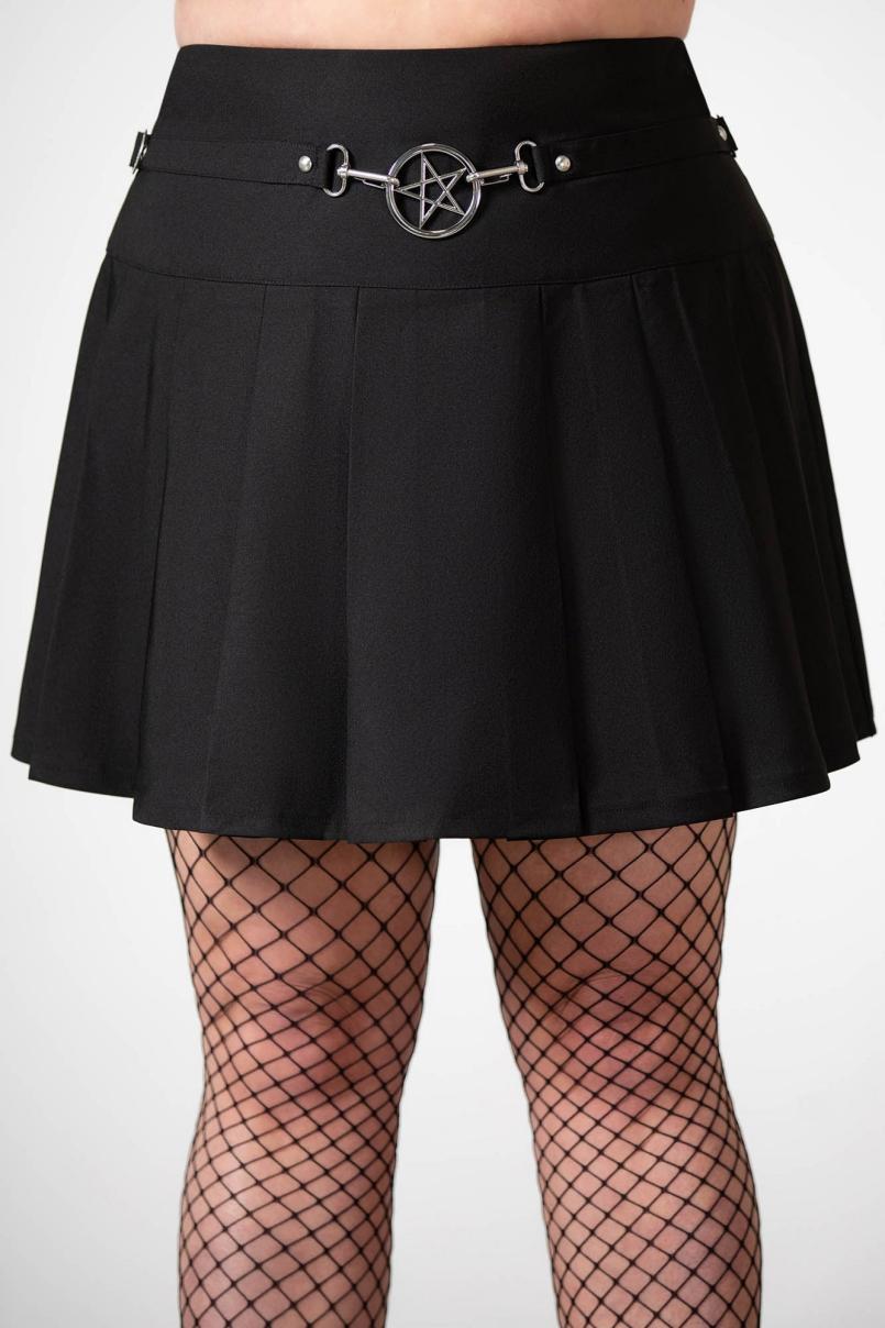 Women Mini Skirts | Killstar Scary Pleated Skirt