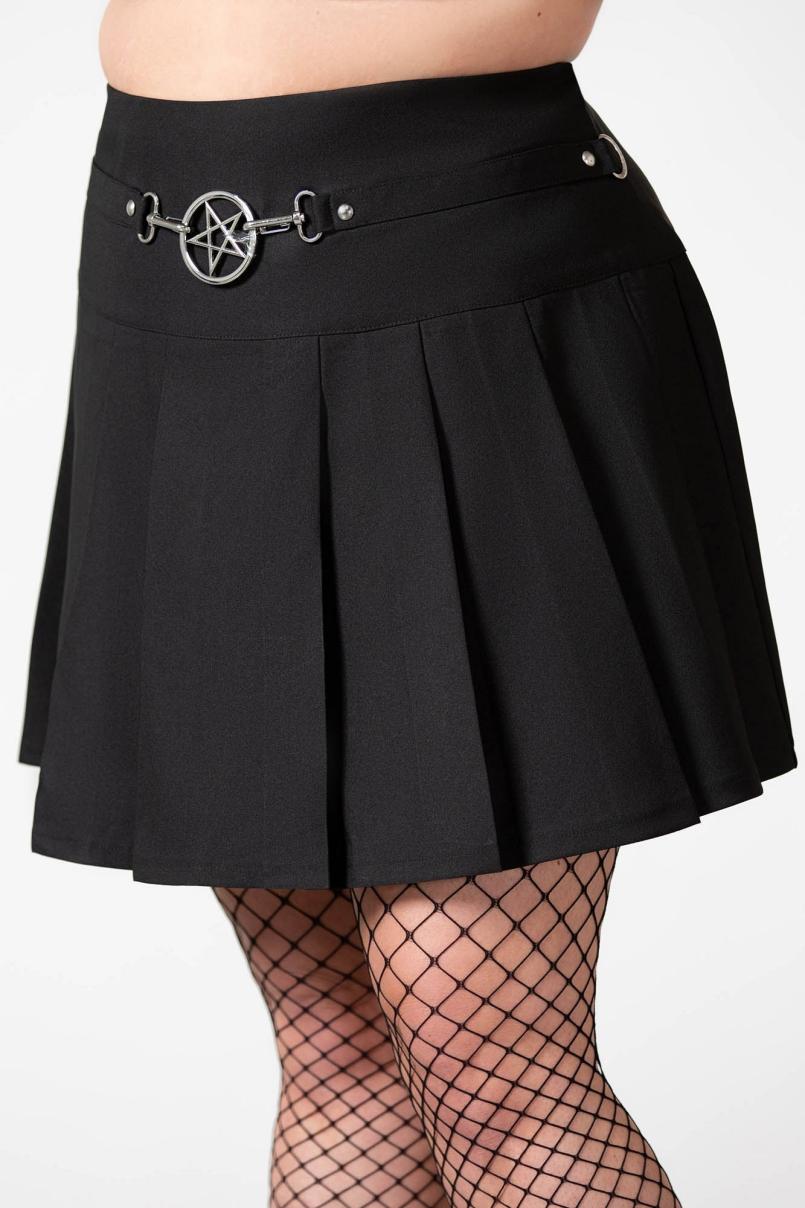 Women Mini Skirts | Killstar Scary Pleated Skirt