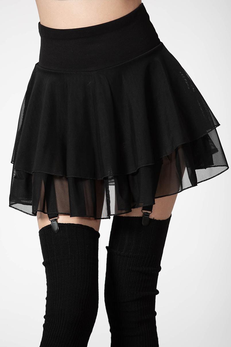 Women Mini Skirts | Killstar Yasumi Mesh Skirt