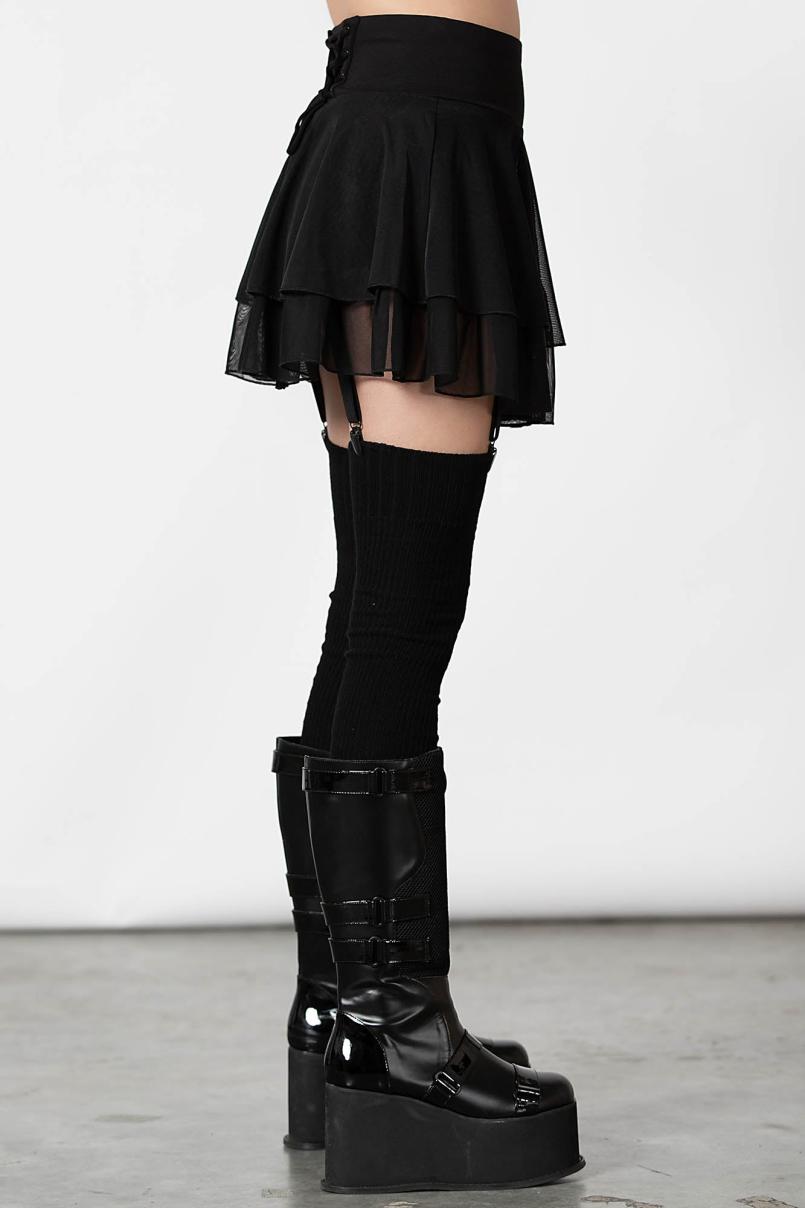 Women Mini Skirts | Killstar Yasumi Mesh Skirt