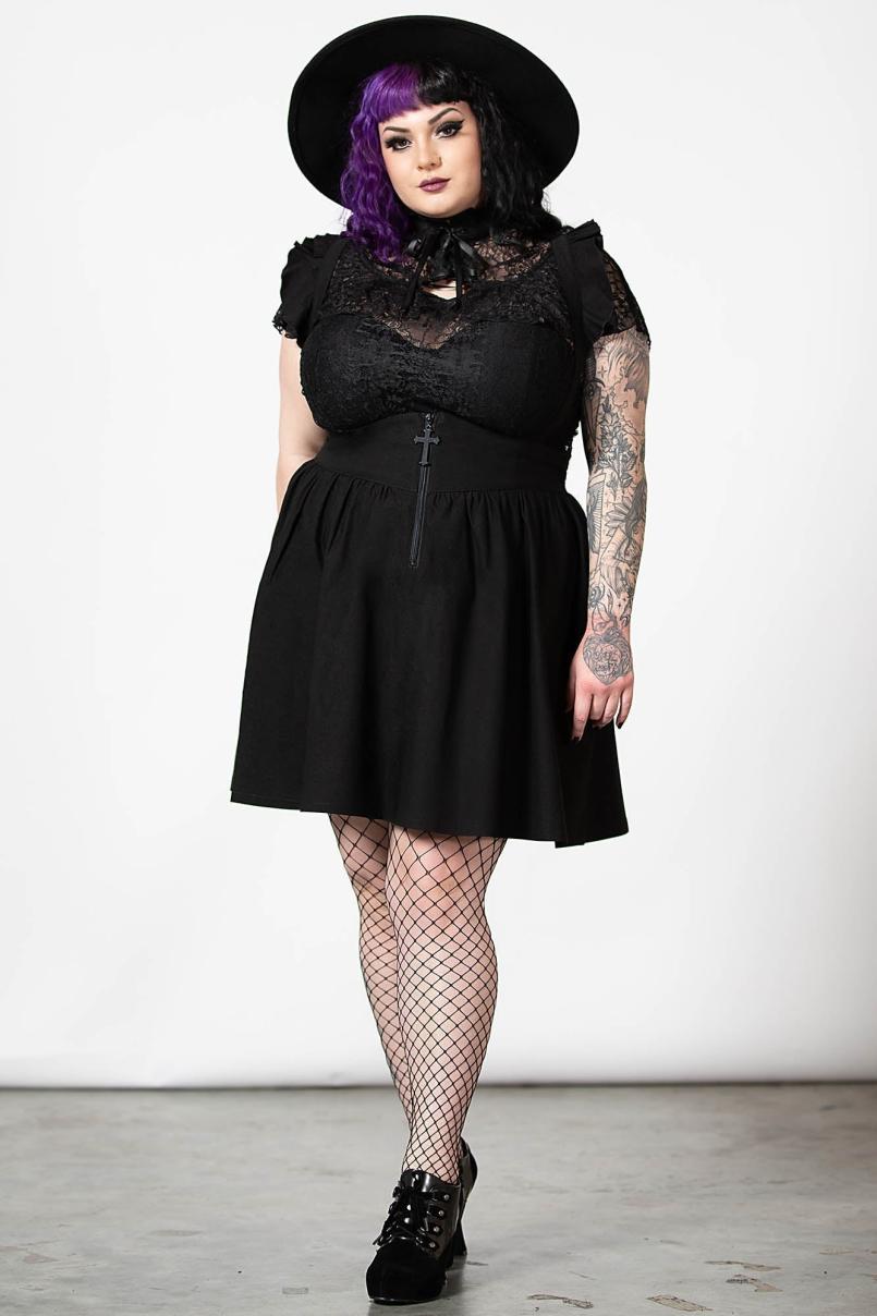 Women Mini Skirts | Killstar Yuna Suspender Skirt