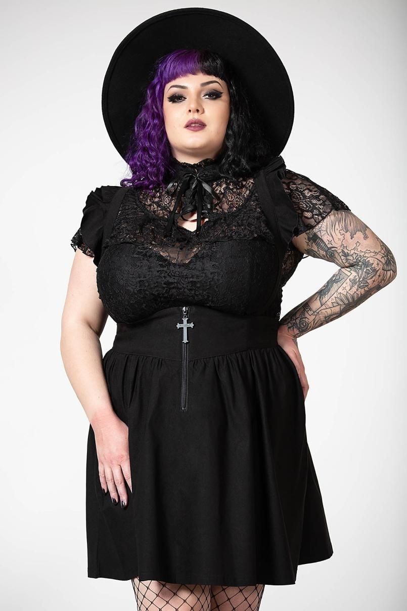 Women Mini Skirts | Killstar Yuna Suspender Skirt