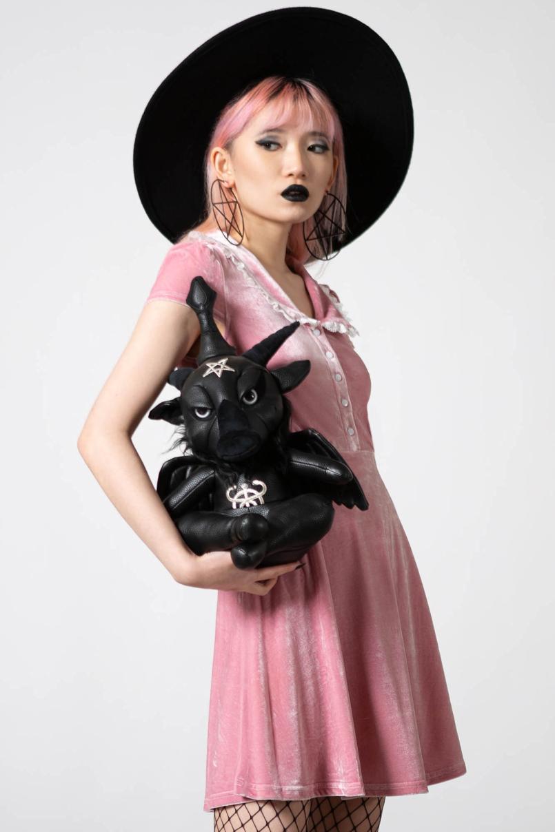 Women Party | Killstar Every Mourning Collar Dress [PASTEL PINK]