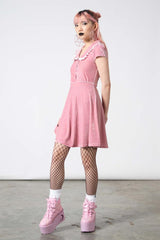 Women Party | Killstar Every Mourning Collar Dress [PASTEL PINK]