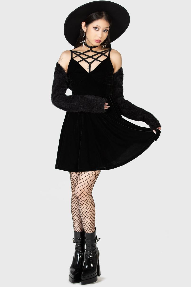 Women Party | Killstar Magica Skater Dress [B]