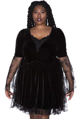 Women Party | Killstar Marya Brocade Dress [PLUS]